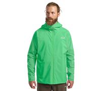 Jack Wolfskin Men’s rain jacket with hood Prelight 2.5L Backlength Jacket Men XL lizard lizard