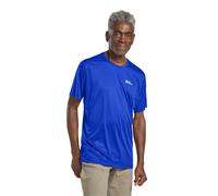 Jack Wolfskin Men’s short sleeved functional shirt Tech T-Shirt Men S blue vibrant blue