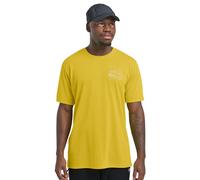 Jack Wolfskin Men’s short sleeved functional shirt Vonnan Graphic T-Shirt Men S peak trail chartreuse PEAK TRAIL chartreuse