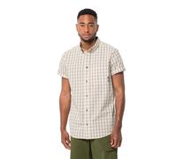 Jack Wolfskin Men’s short-sleeved hiking shirt Hot Springs Shirt Men S egret 41 egret 41