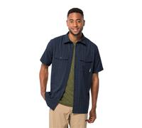 Jack Wolfskin Men’s short-sleeved hiking shirt Thompson Shirt Men S night blue checks Night Blue Checks