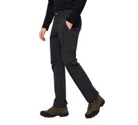 Jack Wolfskin Men’s softshell hiking trousers Activate Extended Version Pants Men 54 black black
