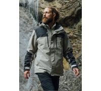 Jack Wolfskin Men’s waterproof rain jacket with hood Jasper 2L Jacket Men 2XL stone stone