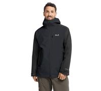 Jack Wolfskin Men’s waterproof rain jacket with hood Rainrush 2L Jacket Men 2XL phantom Phantom