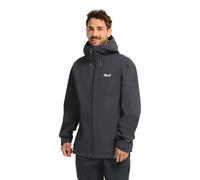 Jack Wolfskin Men’s waterproof rain jacket with hood Rockpaw 3L Jacket Men XL phantom Phantom