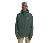Jack Wolfskin Men’s waterproof rain jacket with hood Tempest 2L Jacket Men 3XL sago palm sago palm