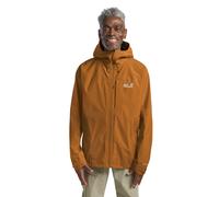 Jack Wolfskin Men’s waterproof rain jacket with hood Tempest 2L Jacket Men XL autumn leaves autumn leaves