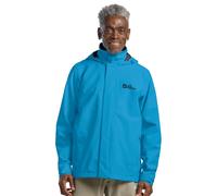 Jack Wolfskin Men’s waterproof rain jacket with hood Trailtime 2L Jacket Men M aurora blue aurora blue