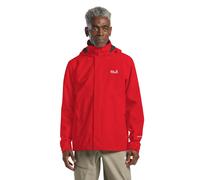 Jack Wolfskin Men’s waterproof rain jacket with hood Trailtime 2L Jacket Men M siren red siren red