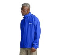 Jack Wolfskin Men’s waterproof rain jacket with hood Trailtime 2L Jacket Men XL blue vibrant blue