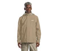 Jack Wolfskin Men’s waterproof rain jacket with hood Trailtime 2L Jacket Men XL hazel wood hazel wood
