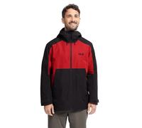 Jack Wolfskin Men’s waterproof rain jacket with hood Wildbound 2L Jacket Men XL siren red siren red
