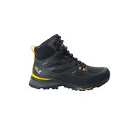 Jack Wolfskin Men’s waterproof trekking shoes Force Trekker Texapore Mid Men 6.5 black black / burly yellow XT