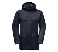 Jack Wolfskin Men’s waterproof winter coat Winterlager Parka Men M blue night blue