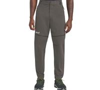 Jack Wolfskin Men’s zip-away trousers with UV protection Hikeout Zip Away Pants Men 52 flint flint