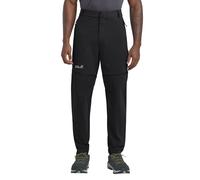 Jack Wolfskin Men’s zip-off trousers with sun protection Hikeout Zip Away Pants Men 48 black black