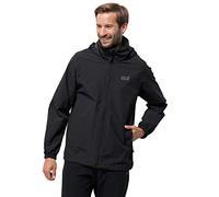 Jack Wolfskin Men Stormy Point Hardshell Jacket - Black, Medium
