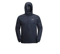 Jack Wolfskin Men Stormy Point Hardshell Jacket - Night Blue, Large