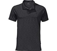 Jack Wolfskin Men Travel Poloshirt Herren Poloshirt - Black, X-Large