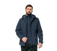 Jack Wolfskin Mens 2026 Taubenberg 3 In 1 Jacket - Night Blue - XL