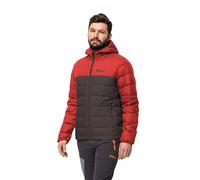 Jack Wolfskin Men's Ather Down Hoody M Down Jacket, Red Earth, XXL