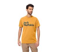 Jack Wolfskin Men's Brand T M T-Shirt, Mustard, S