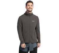 Jack Wolfskin Men's breathable full-zip fleece jacket Litestride Hooded FZ Men 2XL flint flint