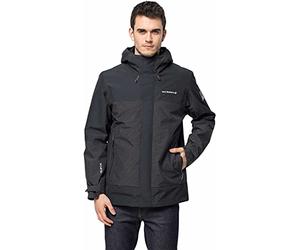 Jack Wolfskin Men's Dna Supernova 3-in-1 M Jacket, Phantom, L UK
