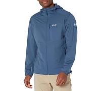 Jack Wolfskin Men's Eagle Peak II Softshell M Jacket, Thunder Blue, XL