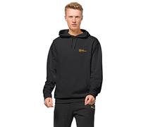 Jack Wolfskin Men's Essential Hooded Sweatshirt, Black, L