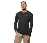 Jack Wolfskin Men's Essential Long-Sleeved M T-Shirt Black