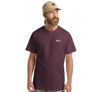 Jack Wolfskin Men’s organic cotton T-shirt Essential T-Shirt Men XL amaranth amaranth