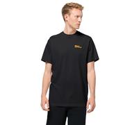 Jack Wolfskin Men's Essential T-Shirt, Black, XXL