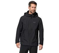 Jack Wolfskin Men's Evandale Hardshell Jacket, Black, XXXL