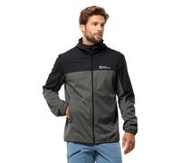 Jack Wolfskin Men's Feldberg Hoody m Softshell Jacket, Slate, S
