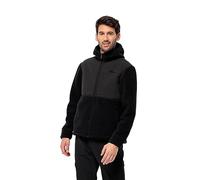 Jack Wolfskin Men's Felslicht Hooded JKT M Fleece Jacket Black