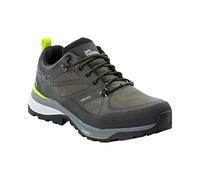 Jack Wolfskin Men's Force Striker Texapore Low M Walking Shoe, Lime Dark Green, 11 UK