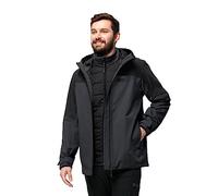 Jack Wolfskin Men's Glaabach 3-in-1 Jacket M, Black, M