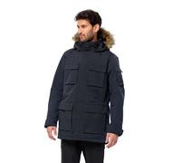Jack Wolfskin Men’s waterproof winter coat Glacier Canyon Parka 2XL blue night blue