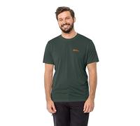 Jack Wolfskin Men's Hiking S/S T M Hiking Shirt Black Olive