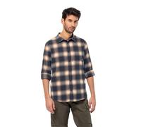 Jack Wolfskin Men’s flannel shirt Wanderweg Shirt Men M dark navy dark navy