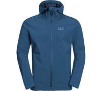 Jack Wolfskin Men's Jwp Hardshell Jacket, Indigo Blue, XL