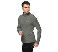 Jack Wolfskin Mens Kolbenberg Half Zip Fleece Sweater - Gecko Green - M