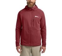 Jack Wolfskin Men's Kolbenberg Hooded Fz M Fleece Jacket, Deep Ruby, XXL