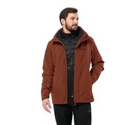 Jack Wolfskin Men's Luntal 3-in-1 Jacket M, Crimson, XXL