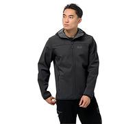 Jack Wolfskin Men's Northern Point Softshell Jacket, Black, XL UK