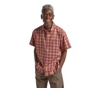 Jack Wolfskin Men's organic cotton shirt Planalto Shirt Men S check dark rust CHECK dark rust