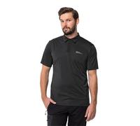 Jack Wolfskin Men's Pack & Go Polo M, Black, M