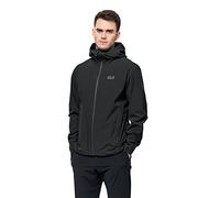 Jack Wolfskin mens Pack & Go Shell M Jacket, Black, Medium US