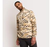 Jack Wolfskin Men's Paw Era 100 Print Half Zip Fleece L